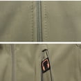 thumbnail image 4 of RXIRUCGD Man Solid Color Fleece Outdoor Jacket, Black, Size: M, 4 of 4