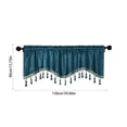 thumbnail image 3 of ZENGHUIJ Rideaux de Fenêtre Élégants à Franges Panneaux à Motifs pour Tringle Courts Rideaux Stylés pour la Déco de la Maison, 3 of 6