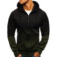 thumbnail image 1 of Qertyioot Hauts pour Hommes Mode Veste Décontractée Extérieur Manches Longues Manteau Chaud, 1 of 5
