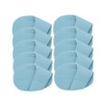 thumbnail image 1 of 10 Pcs Couvre-Chefs de Fer de Golf Housse de Protection en PU Durable Léger Bleu Clair, 1 of 9