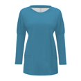 thumbnail image 3 of TJAZFJPA Robes pour Femmes Cache Ventre Robe Unie à Manches Longues Col Rond Longueur Genou Robe Slim Aguichant de Loisirs Robe de Tournée de Vacances Robe Verte Foncée Robes Argentées pour Femmes, 3 of 3