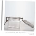 thumbnail image 4 of ELAYARD 2Pcs Mason Jars Clear Plastic Sealed Storage Containers for Family Use, 4 of 8