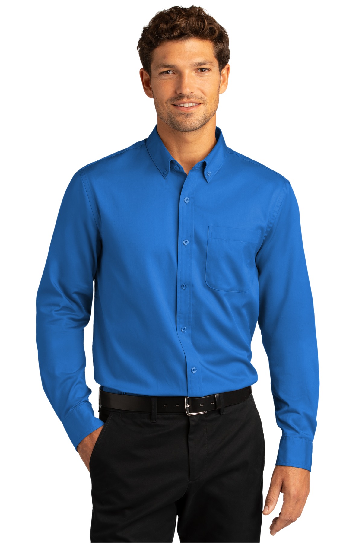 Port Authority Men's Long Sleeve SuperPro React Twill Shirt - W808