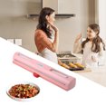 thumbnail image 4 of Suncoda Cling Wrap Cutter, Plastic Wrap Dispenser with Cutter Aluminum Foil Dispenser Refillable Wrap Dispenser Plastic Food Wrap Dispenser Cling Film Dispenser., 4 of 9