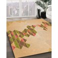 thumbnail image 3 of Ahgly Company Machine Washable Indoor Rectangle Transitional Orange Area Rugs, 6' x 9', 3 of 7
