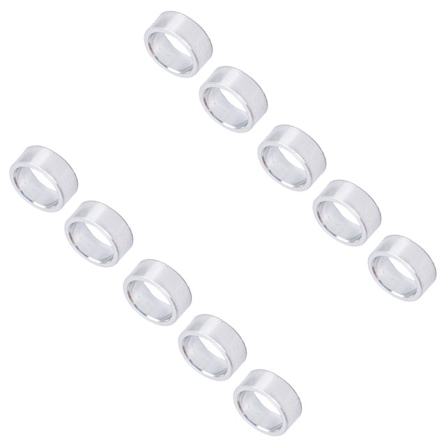 Aluminum Alloy Spacer Round Unthreaded Standoff Support 10mm Outer Diameter for Connecting Loose Parts, Structural Support with 8mm Inner Diameter