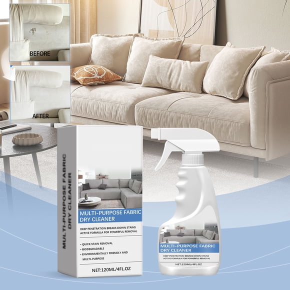 Cagogo Nettoyant pour Canapé en Tissu, Puissant Détachant et Éliminateur d'Odeurs pour Tissus d'Ameublement et Tapis, Détergent de Nettoyage en Profondeur pour Canapés, Chaises et Meubles de Maison, Solution Adoucie pour Accidents et Déversements d'Animaux