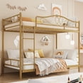 thumbnail image 1 of CazToi Heavy Duty 400 lbs Twin Loft Bed with Ladder Space Saving Metal Frame Easy Assembly, 1 of 7