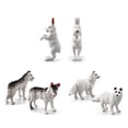 thumbnail image 2 of Simulation Animal Model 18PCS  Arctic Animal Toy Figurines Set Includes White Wolf White Owl White  Arctic  Arctic Husky And Igloo Simulation Animal Model Gift For Kids, 2 of 8