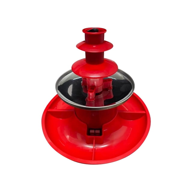 GROWTH TANK Chocolate Fountain Fondue Maker 3 Stage US Standard Plug Durable Stainless Steel