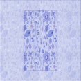 thumbnail image 1 of Ahgly Company Tapis d'Intérieur Lavable en Machine Carré Lavande Bleu, 4 Pieds Carré, 1 of 7