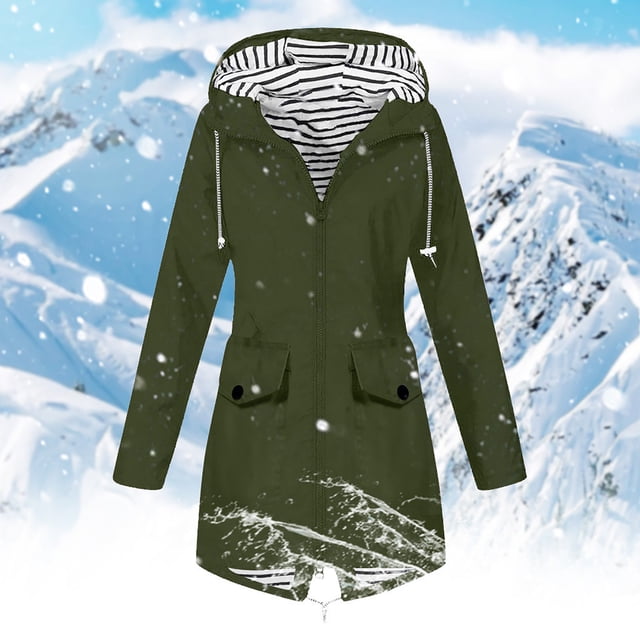 Veste de Pluie Unie pour Femmes en PVC, Extérieure, Grande Taille, Imperméable, à Capuche, Coupe-Vent, Ample