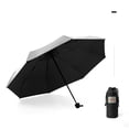 thumbnail image 2 of XZNGL Titanium Plastic Travel Umbrella With Temperature Reducing Titanium Plastic Coating 8-rib Aluminum Alloy Umbrella Stand, 2 of 8