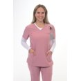 thumbnail image 1 of Haut Zinnia Scrubs à col en V, 1 of 4