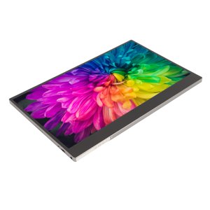 4K Moniteur portable, 15.6 1 cm 3840x2160 UHD écran tactile double USB C Moniteur de jeux 600cd/㎡ HDR FreeSync Appui 4096 Niveaux de pression et projection d'écran Ordinateur portable