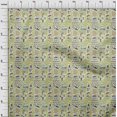 thumbnail image 5 of oneOone Rayon Light Green Fabric Travel Sewing Craft Projects Fabric Prints By Yard 56 Inch Wide, 5 of 5