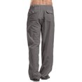 thumbnail image 3 of Faithtur Women´s Drawstring Pants, Summer Elastic Waist Solid Color Loose Lounge Pants with Pockets, 3 of 6