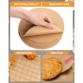 thumbnail image 3 of 200 Pcs Parchment Paper Baking Sheets Round 9 Inch,Round Cake Pan Parchment Liners,Baking Parchment Non-Stick Baking Parchment Paper Circles,Baking Air Fryer Steaming Bread Cup Cake(Brown-9"), 3 of 6