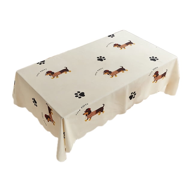 Nappe Rectangulaire 55.1 Po x 39.4 Po Polyester Lavable Antipoussière Résistante aux Plis pour Repas Intérieurs Extérieurs Restaurants Pique-Niques Déco de Ferme