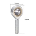 thumbnail image 2 of Uxcell Rod End Bearing Self-lubricated Joint Bearing Right Hand Male Thread Connector 8mm, 2 of 6