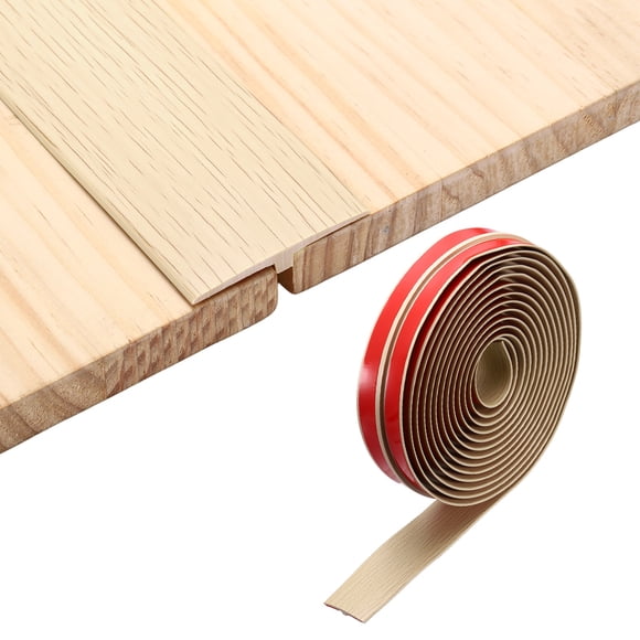 Uxcell 3.2FT x 1.57" Floor Self Adhesive Vinyl Strip Molding, Beige