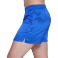 thumbnail image 2 of Intimo Boxeurs Classiques en Soie pour Hommes, Bleu Royal, Moyen, 2 of 4