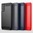 thumbnail image 4 of PANDACO Navy Brushed Metal Case for Samsung Galaxy S21, 4 of 4