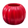 thumbnail image 2 of Originality Plastic Flower Pot Imitation Pumpkin Shape Decoration Vase Festive Dress Material Two Halves Splicing, 2 of 6