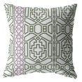 thumbnail image 1 of Bird Maze Suede Blown and Closed Pillow White, 1 of 4
