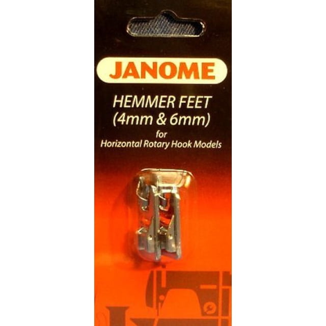 Janome Top-Load - Hemmer Foot Set 4mm & 6mm
