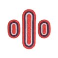 thumbnail image 2 of Better Trends SS-3PCB2472AMS Ensemble de Tapis Tressé Réversible Country 24 x 72 Po. - Americana - 3 Pcs, 2 of 5
