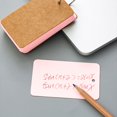 thumbnail image 1 of Iron Ring Blank Cards for Handwritten Notes | Loose-Leaf Paper Refillable Fragment Cards | Portable Flip Notebook for Study Room School Office, 1 of 7