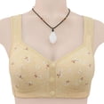 thumbnail image 3 of Women's Sexy Lace Front - Button Underwire Bra - Adjustable Shoulder Strap, Shaping Cup, Comfortable, Plus - Size Options, Hand Wash, 3 of 5