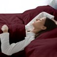 thumbnail image 3 of ViscoLogic EGYPTIAN COMFORT  Silky Smooth Lightweight Bed Sheet Set - Brushed Micro - Deep Pocket - 4 Piece Set (Burgundy, Full/Double), 3 of 7