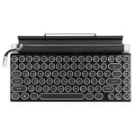Retro Typewriter,Retro Typewriter Keyboard 83 Retro Typewriter Keyboard Wireless Mechanical Keyboard Remarkable Clarity
