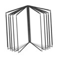 thumbnail image 1 of Wweixi Menu Holder Restaurant Menu Covers Designed To Menus Clean And Easily Accessible At Coffee Shops Made Of PVC Etc 10 Page 20 View 320x230mm, 1 of 6