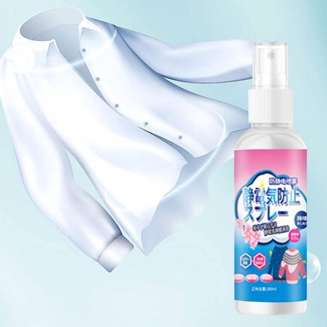 Vaporisateur Éliminateur d'Électricité Statique Multicolore Réduire l'Électricité Statique Garder les Vêtements Confortables Vaporisateur Anti-Rides Bouteille 100 ml Contenant en Plastique Solution Rapide Efficace pour l'Entretien des Tissus Pratique