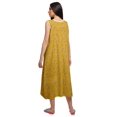 thumbnail image 3 of Moomaya Robe de Nuit d'Allaitement à Col Rond Imprimée pour Femmes en Coton, 3 of 5
