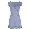thumbnail image 4 of EQWLJWE Summer Saving!2024 One Piece Swimsuit Women Built In Bra Shorts Bathing Suits Full Coverage Ruffle Romper Swimsuits with Pockets, 4 of 6