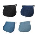 thumbnail image 1 of Pantalons de Maternité Confortables pour le Premier Trimestre, Rallonge Ajustable avec Trous et Boutons, Noir, 1 of 6