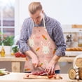 thumbnail image 1 of Vaidha Easter Home Printing Linen Imitation Apron Kitchen Fouling Multi Functional Apron, 1 of 3