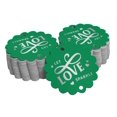 thumbnail image 1 of Inkdotpot Silver Foil Paper Hang Tags Let Love Sparkle Wedding Favor Tags 50 Piece, 1 of 6