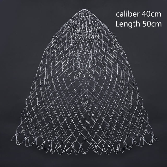 Filet de Pêche Durable en Nylon pour Débarquement, Filet en Maille, Calibre 40-70 cm