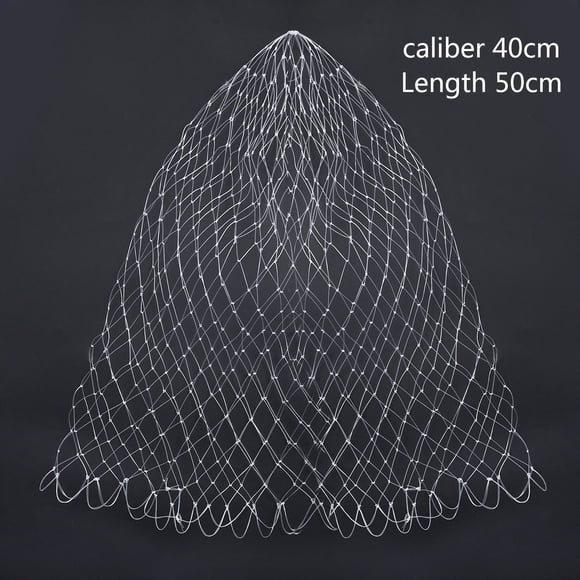 Filet de Pêche Durable en Nylon pour Débarquement, Filet en Maille, Calibre 40-70 cm
