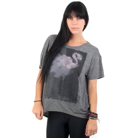 Rusty - Flamingo Ash Heather Juniors T-Shirt - Medium