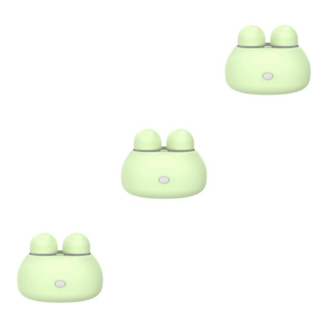 relayinert Cute Contact Lens Container Lens AAA Washer Battery Green 85x60x65mm 3Set