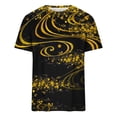 thumbnail image 3 of RKSTN Chemises pour Hommes Manches Courtes Décontractées Mode Col Rond Chandail à Enfiler T-Shirt Imprimé Hauts à Manches Courtes Chemises Hawaïennes pour Hommes, 3 of 4