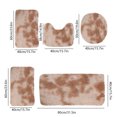 thumbnail image 3 of Suncoda Bathroom Rugs, Mixed Colors Bath Mats 5 Set Bathroom Rugs for 5 PCS Toilet Mats Universal Soft Comfortable Water Absorption Non-Slip Thick Machine Washable Easy Dry Dark Color, 3 of 8