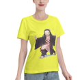 thumbnail image 2 of T-Shirt Basique à Manches Courtes pour Femmes Demon Slayer Blade Nidouzi, 2 of 6