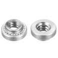 thumbnail image 4 of Unique Bargains Self -Clinching Nuts,#6-32x0.1-Inch Stainless Steel Rivet Nut Round Head Steel Metal Sheet Mounting Fastener 50pcs, 4 of 5